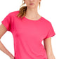ID Ideology Women's Lightweight Techy T-Shirt Pink Size Large