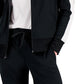 ID Ideology Women's Zip Striped Sleeve Track Jacket Black Size X-Large