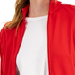 ID Ideology Women's Zip Striped Sleeve Track Jacket Red Size X-Small
