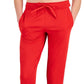 ID Ideology Women's Tricot Colorblocked Joggers Red Size Large