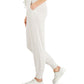 Style & Co Women's Ribbed Jogger Pants White Size Large