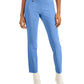 Alfani Women's Tummy Control Pull On Skinny Pants Blue Size 2Petite