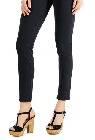 Style & Co Women's High Rise Skinny Ankle Jeans Black Size 6