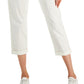 Style & Co Women's Pull On Cuffed Pants Beige Size Large
