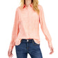 INC International Concepts Women's Patch Pocket Shirt Orange Size XX-Large