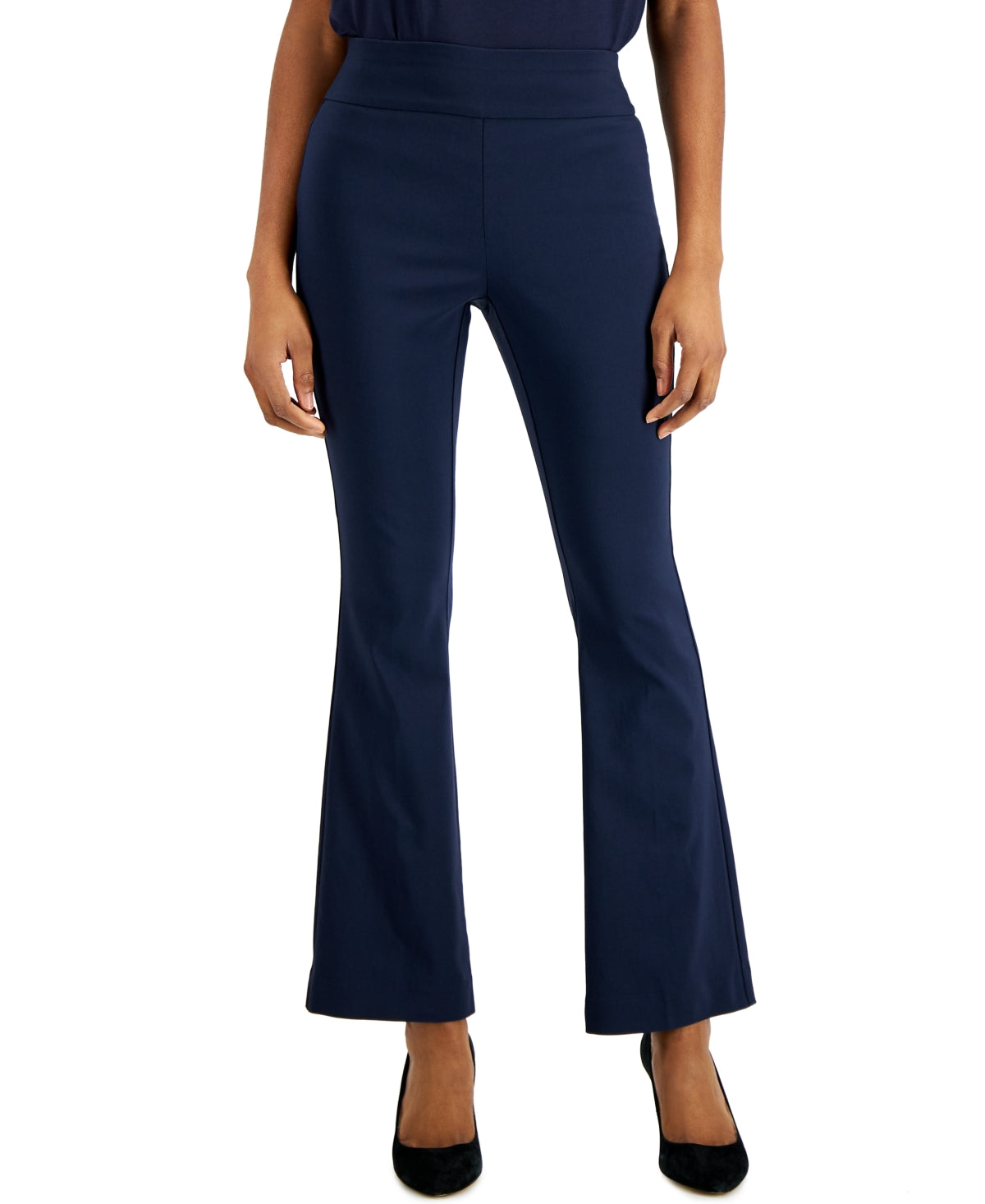 Alfani Women's Bootcut Pull On Pants Blue Size 6