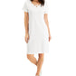 Karen Scott Women's Sweetheart Cut-Out Dress White Size Large