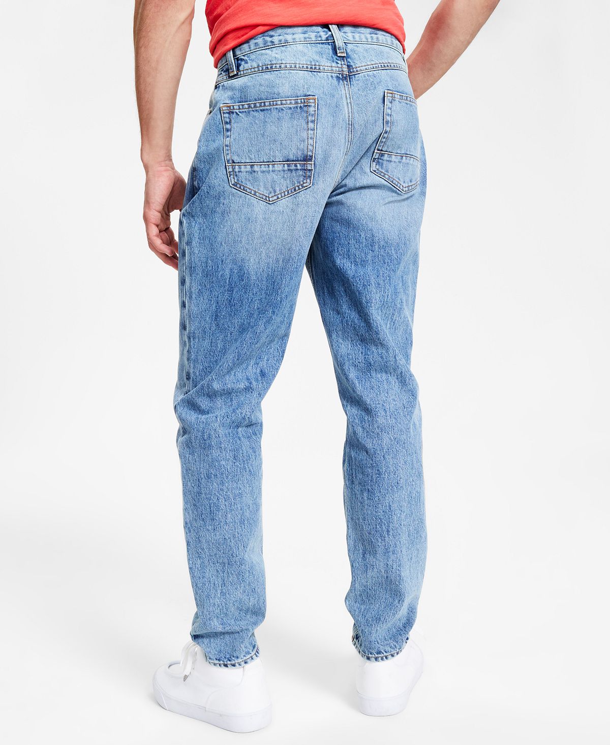 Sun + Stone Men's Relaxed Fit Jeans Blue Size 30X32