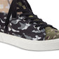 Sun + Stone Men's Bandana Print Patchwork Lace Up High Top Sneakers Green Size 12 M