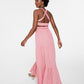 GUESS Women's Selah Cutout Maxi Dress Pink Size Small