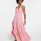 GUESS Women's Selah Cutout Maxi Dress Pink Size Small