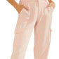 GUESS Women's Bowie Cargo Chino Pants Pink Size 28