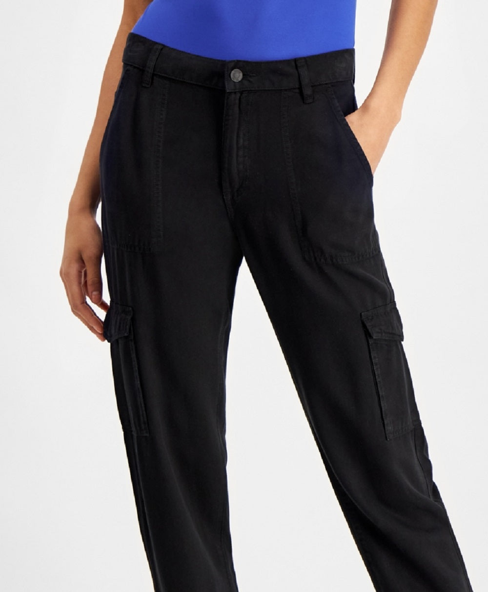 GUESS Women's Bowie Cargo Pants Black Size 29
