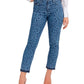 GUESS Women's Girly Animal Print Jeans Blue Size 26X29