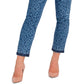 GUESS Women's Girly Animal Print Jeans Blue