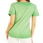 GUESS Women's Desert Tiger Graphic Print T-Shirt Green Size X-Large