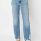 Judy Blue - High Waist Heavy Destroy Straight Denim Jean