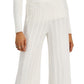 GUESS Women's Tamara Cable Knit Pants White Size X-Small