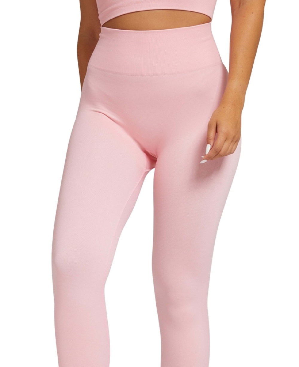 GUESS Women's Alma Seamless Leggings Pink Size XX-Small