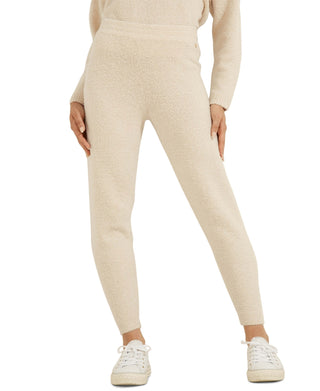 GUESS Women's Es Reeda Jogging Pants Beige Size Medium