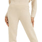 GUESS Women's Es Reeda Jogging Pants Beige Size Medium