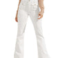GUESS Women's Jossy High Rise Flared Leg Jeans White Size 29