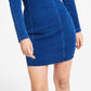 GUESS Women's SeaSheath Denim Dress Blue Size Large