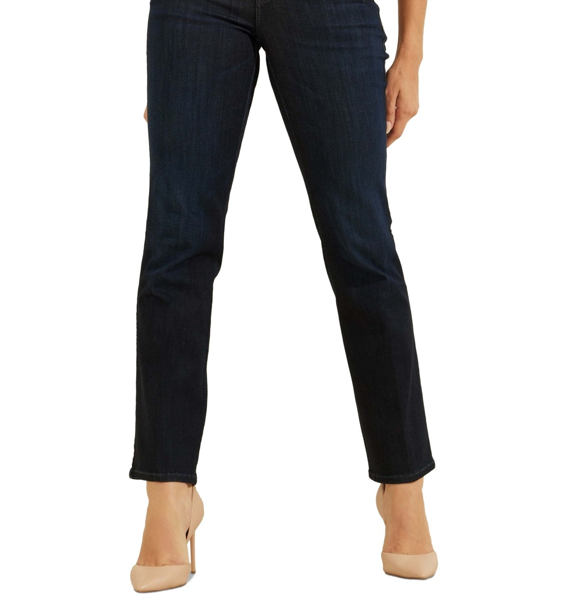 GUESS Women's Sexy Straight Leg Jeans Blue Size 28X32