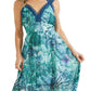 GUESS Women's Chrissy Maxi Dress Blue Size Small