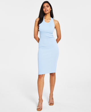 GUESS Women's Irmine Knit Dress Blue Size X-Small