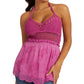 GUESS Women's Hailey Halter Top Purple Size Small