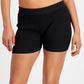 GUESS Women's Denise Ribbed Shorts Black Size Medium