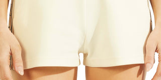GUESS Women's Britney Drawstring Shorts White Size Large