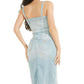 GUESS Women's Puma Denim Dress Blue Size Small