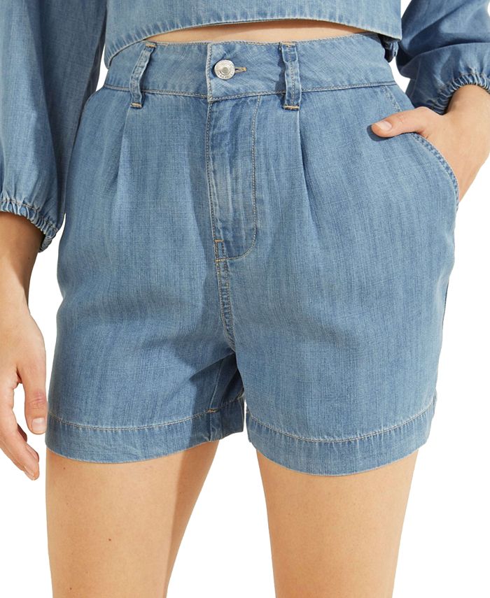 GUESS Women's Nenita Denim Shorts Assorted Size 29