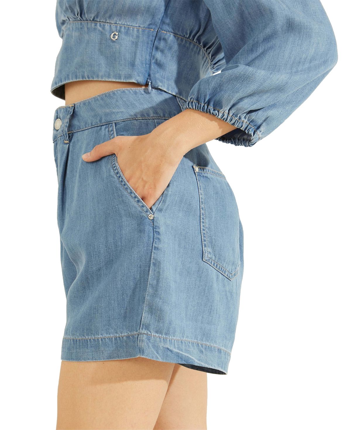 GUESS Women's Nenita Denim Shorts Assorted Size 29