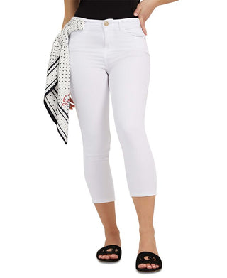 GUESS Women's 1981 Capri Jeans White Size 28