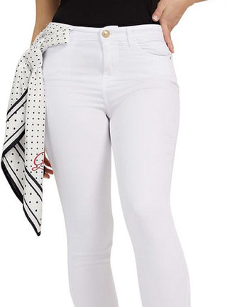 GUESS Women's 1981 Capri Jeans White Size 28