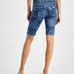 GUESS Women's Mika Denim Bermuda Shorts Blue Size 28