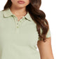 GUESS Women's Cotton Polo Top Green Size Medium