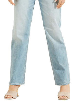 GUESS Women's Hollywood High Rise Straight Leg Jeans Blue Size 28X30