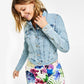 GUESS Women's Trucker Jacket Blue Size X-Small