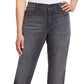Gloria Vanderbilt Women's Amanda Classic Straight Jeans Gray Size 8