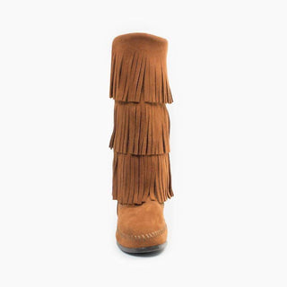 Minnetonka - Women's Fringe 3-layer Moccasin Boot
