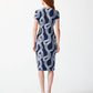 Joseph Ribkoff - Abstract Print Wrap Dress