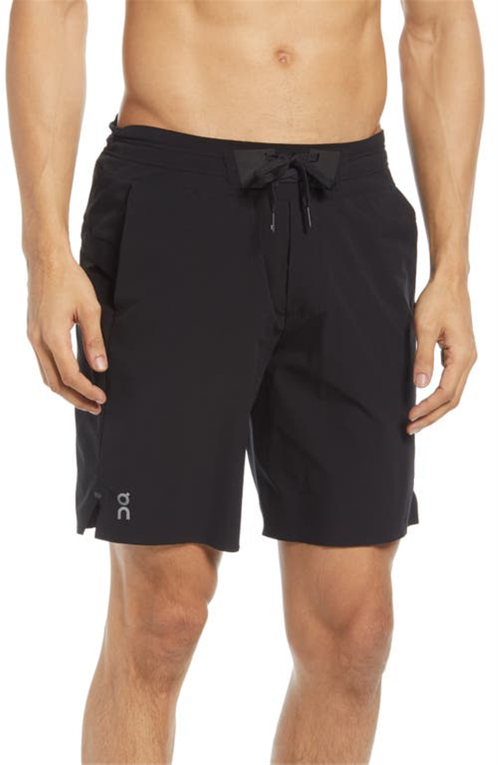 ON Men's 3 in 1 Hybrid Running Shorts Black Size Large