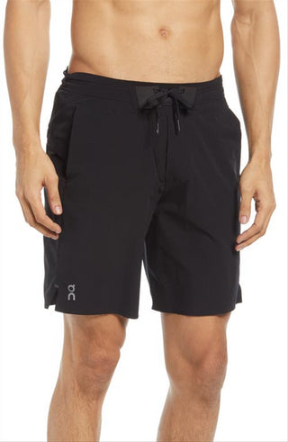 ON Men's 3 in 1 Hybrid Running Shorts Black Size Large