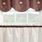 CHF & You Rose Kitchen Curtains, Set of 2 or Valance Yellow Size 36-inch