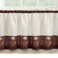 CHF & You Rose Kitchen Curtains, Set of 2 or Valance Yellow Size 36-inch
