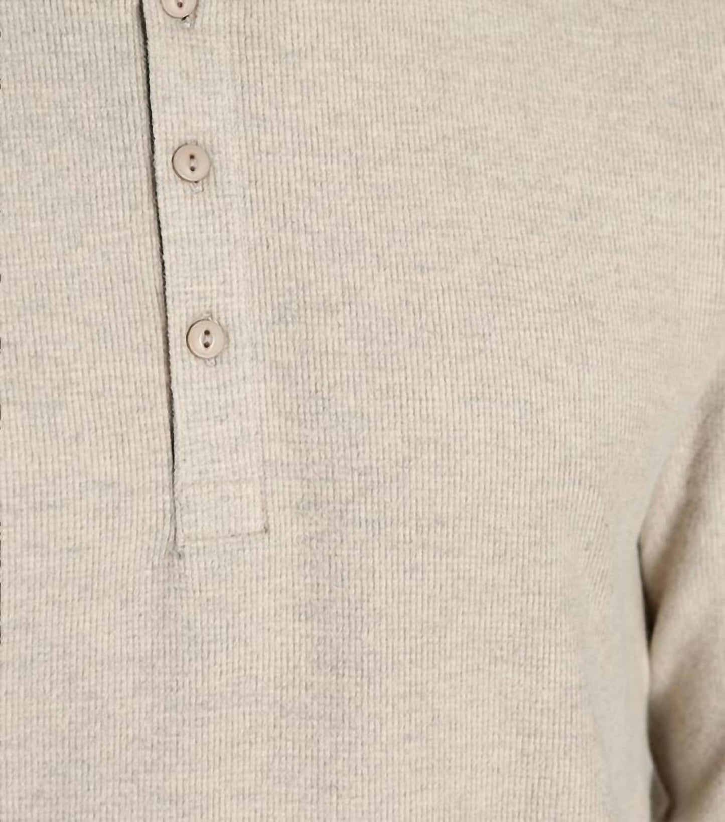 Jachs New York - Brushed Waffle Long Sleeve Henley